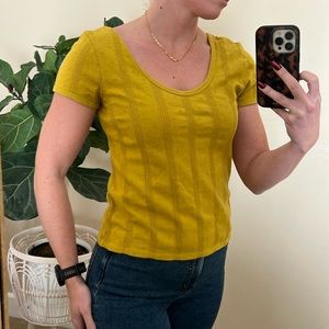 MADEWELL short sleeve knit top - size M